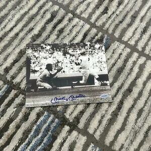 - Mickey Mantle New York Yankees signed photo